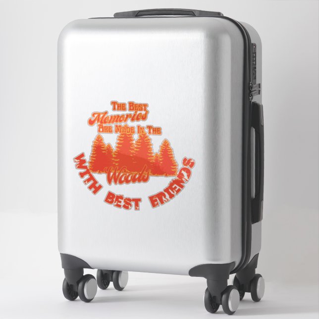Those 7o's Camping Memories Stickers (Suitcase)