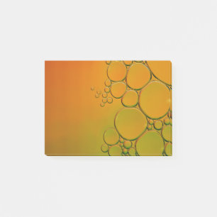 those orange bubbles post-it notes