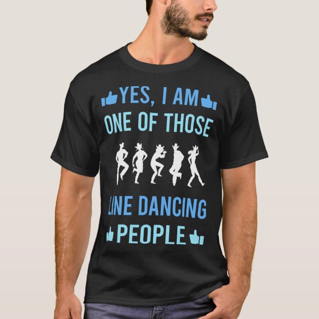 Those People Line Dancing Dance Dancer T-Shirt (Front)