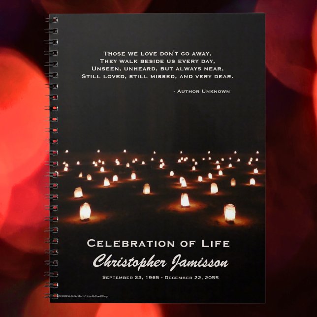 Those We Love Celebration Life Guest Book Candles (Creator Uploaded)