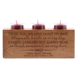 Those We Love Cherry Memorial Candle Holder