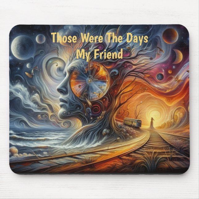 Those Were the Days My Friend Mouse Pad (Front)
