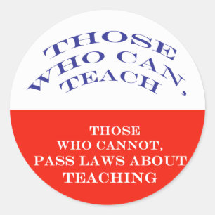 Those Who Can Classic Round Sticker