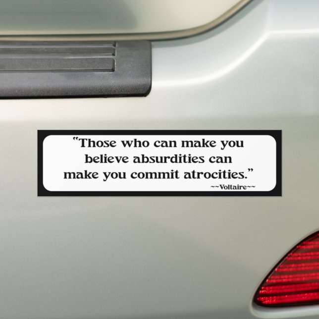 Those who can make you believe - bumper sticker (On Car)
