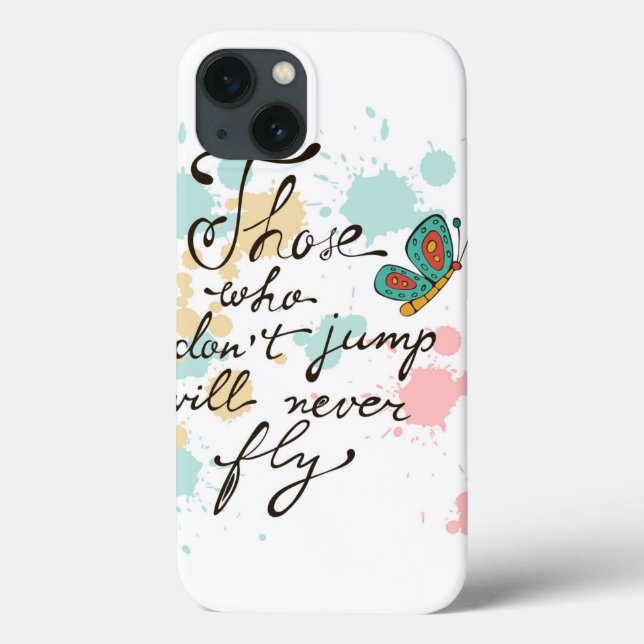 Those Who Dont Jump Will Never Fly Case-Mate iPhone Case (Back)