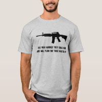 Those who hammer their guns into ploughs...