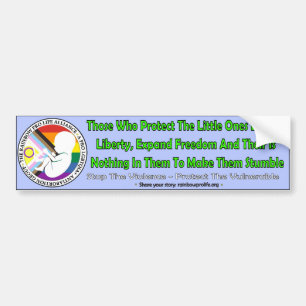 Those Who Protect The Little Ones Bumper Sticker