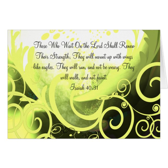 Those Who Wait On the Lord Christian Religious (Front Horizontal)