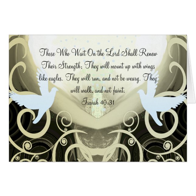 Those Who Wait On the Lord Renew Their Strength (Front Horizontal)