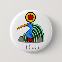 Thoth - Ancient Egyptian God Badge