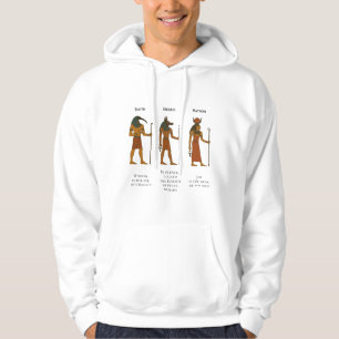Thoth, Anubis & Hathor - Ancient Egyptian Deity Hoodie
