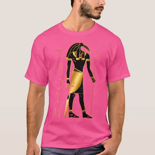 Thoth Black And Gold T-Shirt (Front)