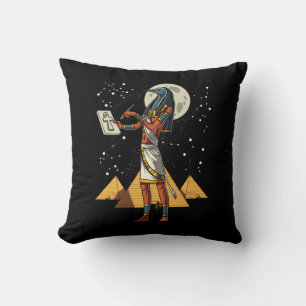 Thoth Egyptian God Ancient Pyramids Mythology Cushion