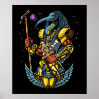 Thoth Egyptian God Ankh Scarab Ancient Symbol