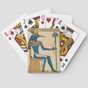 Thoth, Egyptian God. Emerald Tablets. Playing Cards