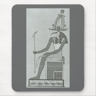Thoth Sitting On His Throne Mouse Pad