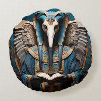 Thoth, the ancient Egyptian god of wisdom, writing