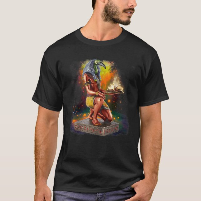 Thoth the Egyptian God of Knowledge  T-Shirt (Front)