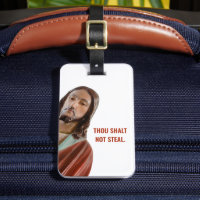 Thou Shalt Not Steal Jesus On White background