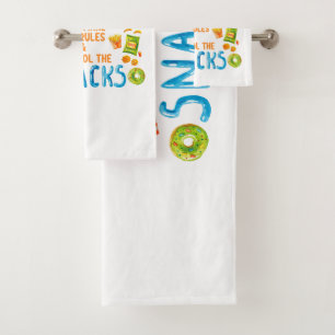 Thou Shalt Not Test Me For I Make The Rules  Bath Towel Set