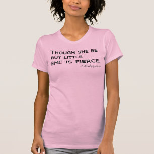 Though she be but little she is FIERCE. Singlet