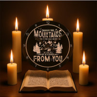Though The Mountains Move Christian Art