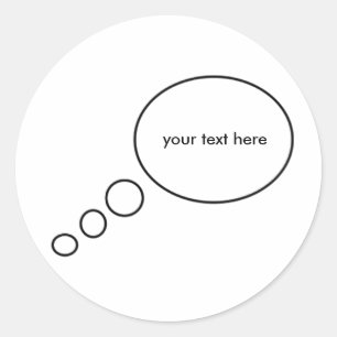 thought bubble stickers