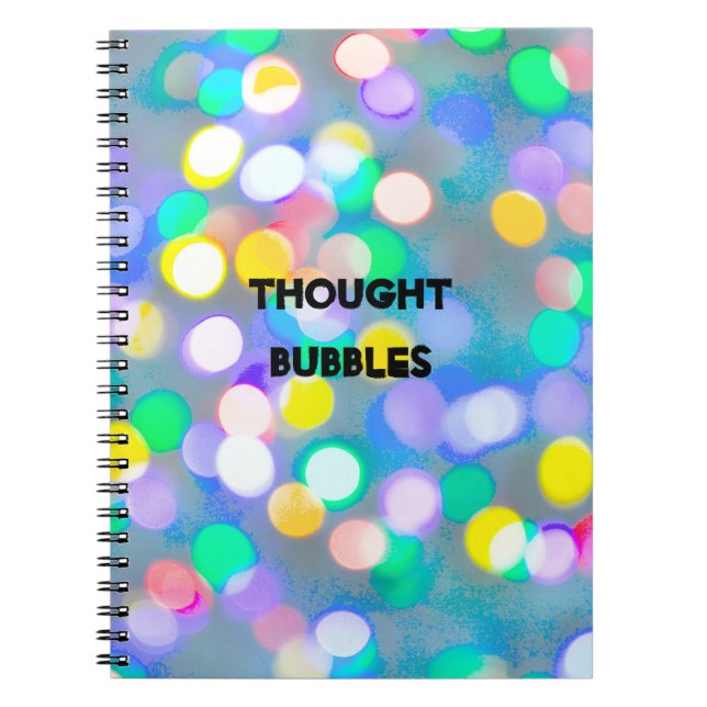 Thought Bubbles Journal Notebook Lists (Front)
