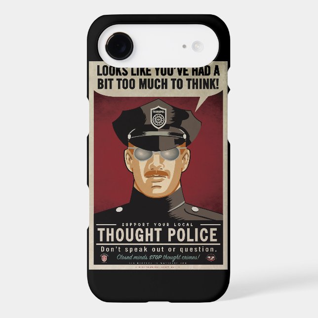 Thought Police Case-Mate iPhone Case (Back)