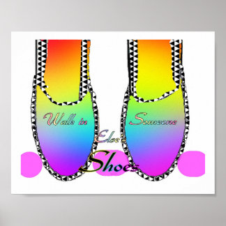 Thought: Walk In Someone Else's Shoes Poster