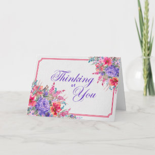 Thoughtful Bouquet – Thinking of You Floral Card