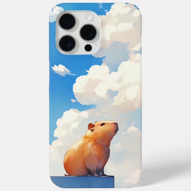 Thoughtful Capybara Case-Mate iPhone Case (Back)
