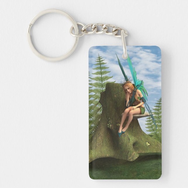 Thoughtful Fairy Key Ring (Front)