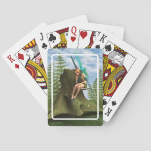 Thoughtful Fairy Playing Cards