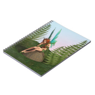 Thoughtful Fairy Spiral Notebook