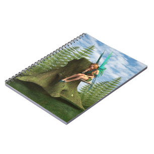 Thoughtful Fairy Spiral Notebook