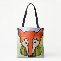 Thoughtful Fox Tote