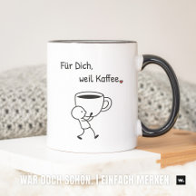 Thoughtful gesture: 'For you, because coffee.' Gif