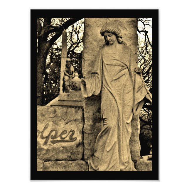 Thoughtful Sculpture Photo Print (Front)