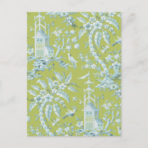Thoughtful Toile Postcard