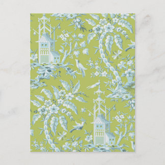 Thoughtful Toile Postcard
