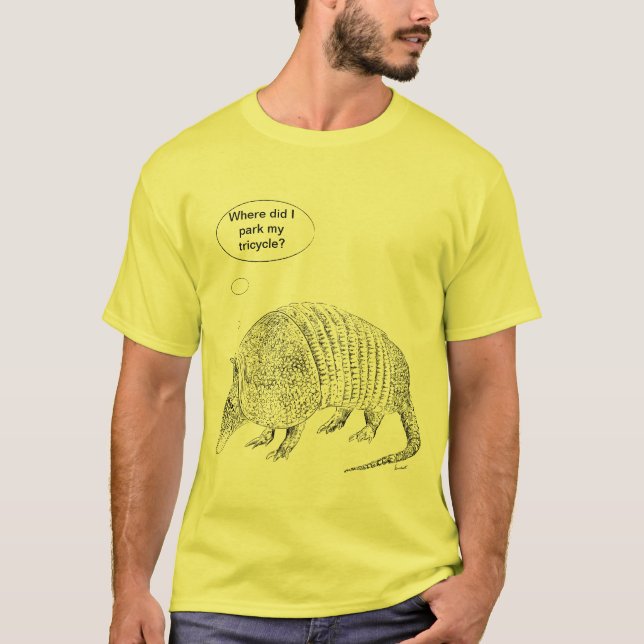 Thoughtfull Armadillo T-Shirt (Front)