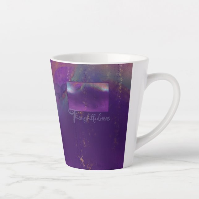 Thoughtfulness Latte Mug (Right)