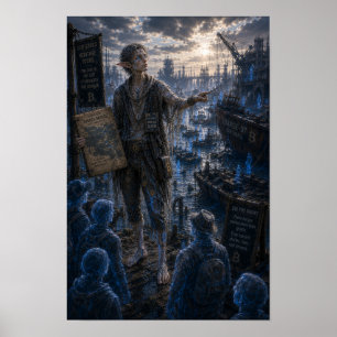 Thoughtfulness / Tour Guide / Sunken Barges Poster