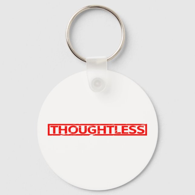 Thoughtless Stamp Key Ring (Front)