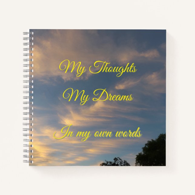 Thoughts and Dreams Journal (Front)