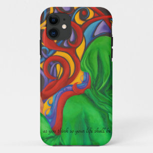 Thoughts create -original art  Case-Mate iPhone case