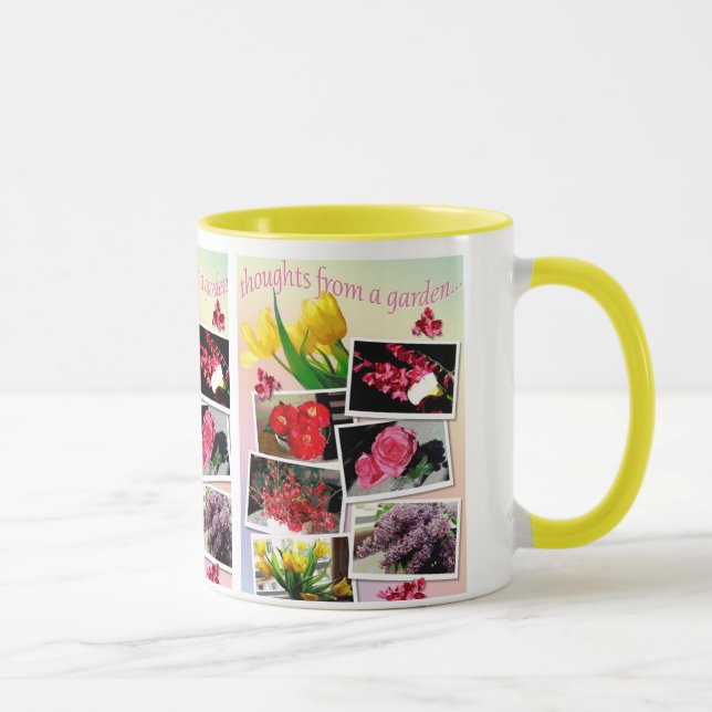 thoughts from a garden... mug (Right)