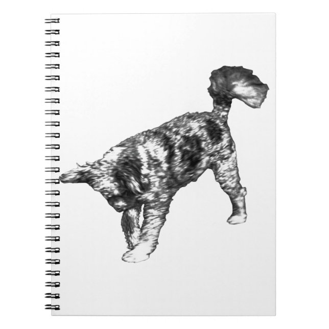 Thoughts Gather On Busy Paws Notebook (Front)