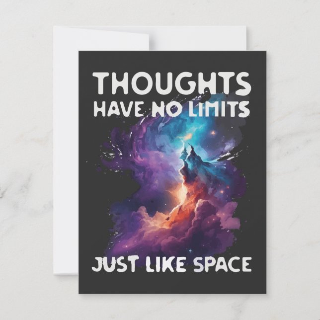 Thoughts Have No Limits Card (Front)